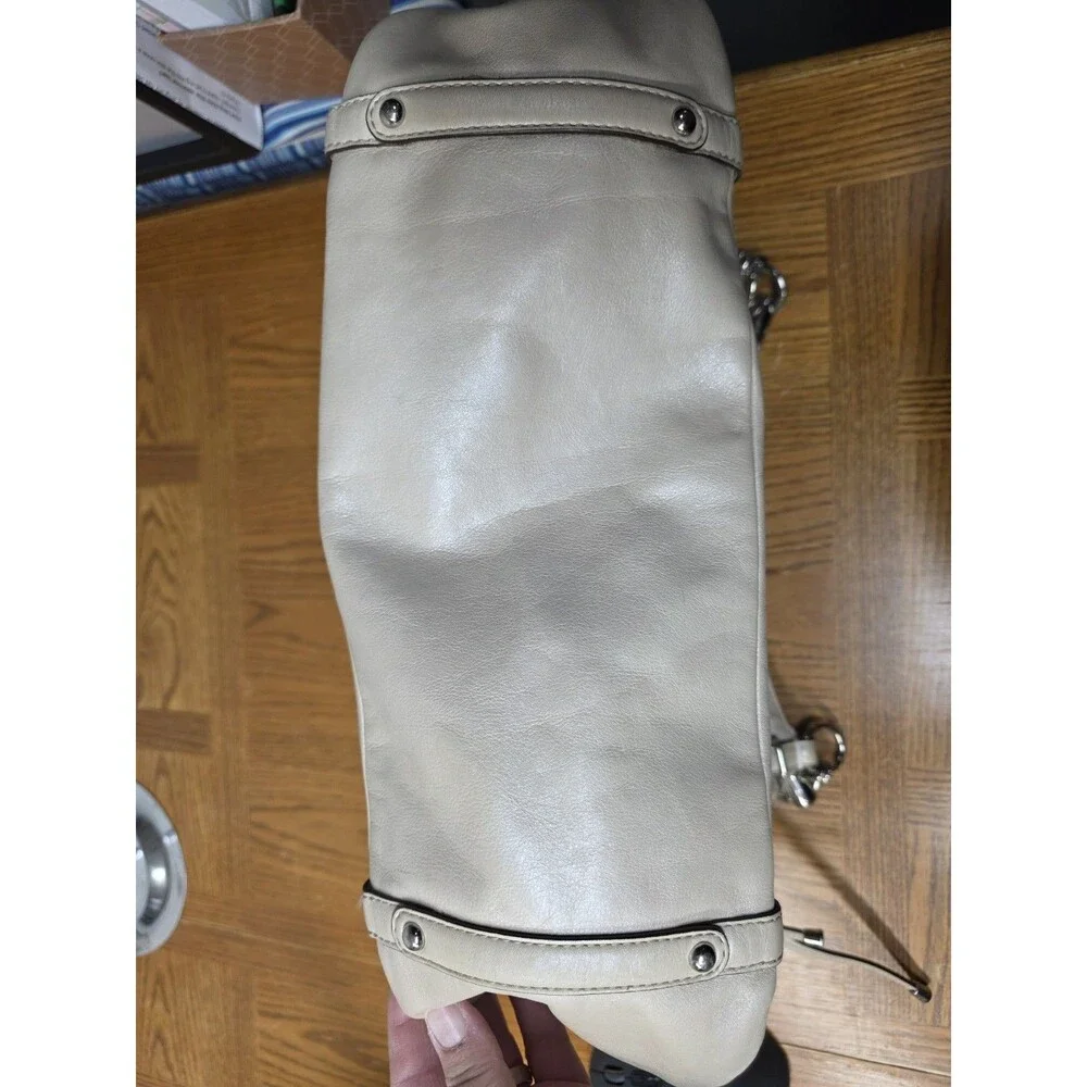 Coach Audrey Beige Flagship Exotic Andie Tote XL 17027 Demo